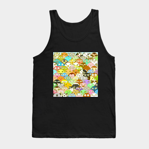 Cute Teeshirt: Animal Forest Tank Top by MoreThanThat